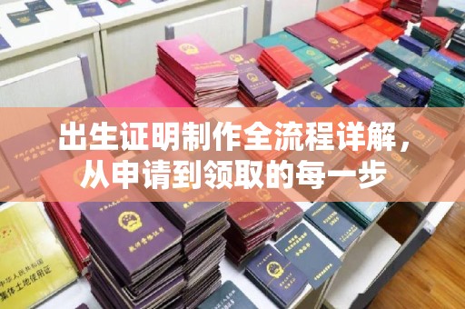 谢通门出生证明制作全流程详解，从申请到领取的每一步