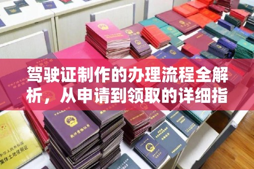 谢通门驾驶证制作的办理流程全解析，从申请到领取的详细指南